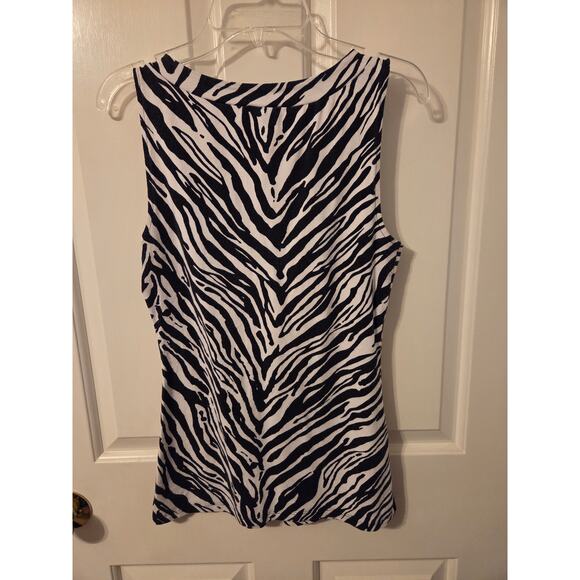 Express Y2K Zebra Print Sleeveless Top – Size Small - Picture 5 of 5